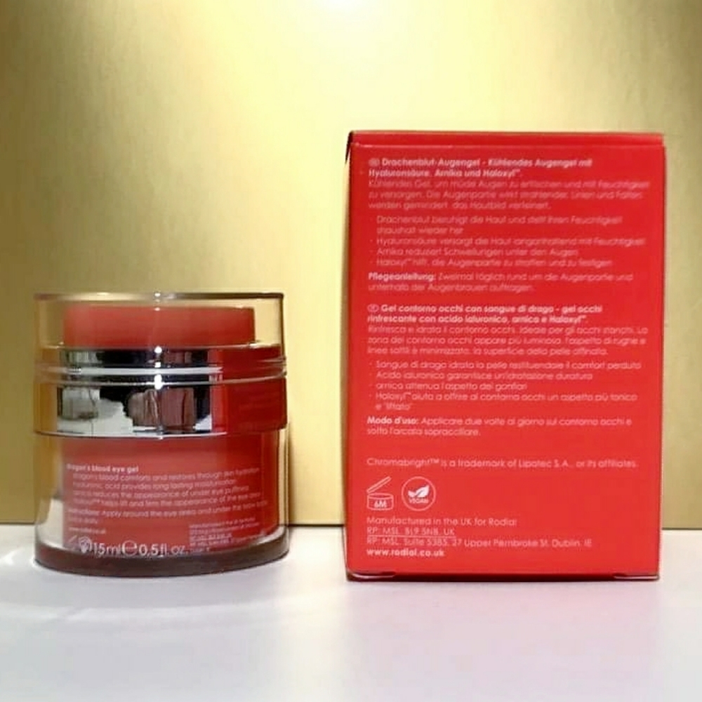 Rodial Dragon's Blood Bundle Gift Set: Eye Gel HA Mask Cleansing Water *BNIB - Picture 7 of 16